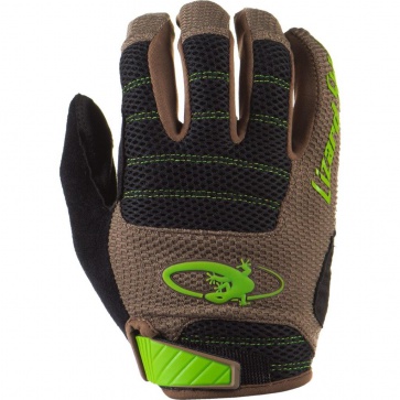 Lizard Skins Monitor AM Full Finger Gloves - Olive/Jet Black