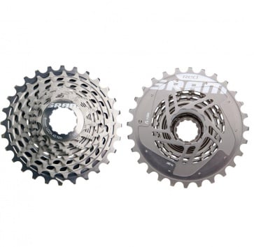 SRAM XG1090 11-25T X-DOME RED 10-SPEED CASSETTE