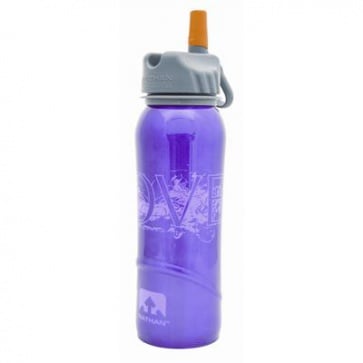 Nathan Stainless Steel Water Bottle 700ml 24oz Love