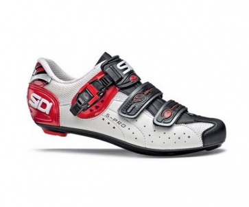 Sidi Genius5 Pro Road Bike Shoes white black red