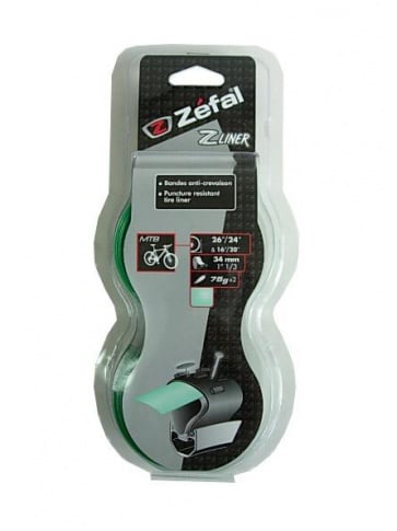 Zefal tire puncture protect liner tape under 26 green