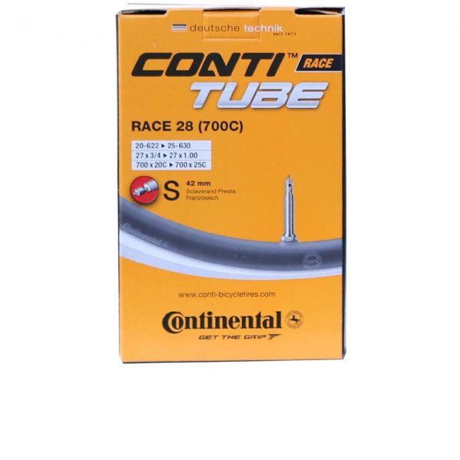 Continental race hot sale tube weight