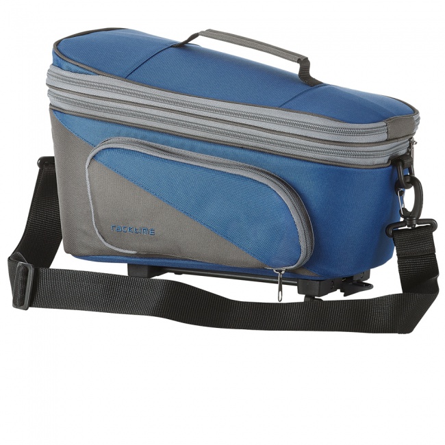 Racktime Trunkbag TALIS PLUS berry blue/stone grey