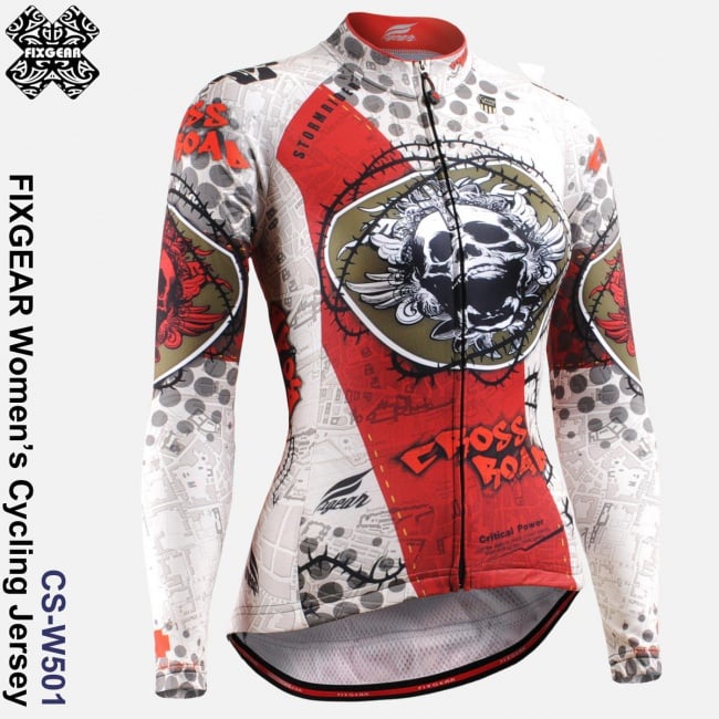 Fixgear CS-W501 Womens Cycling Jersey Long Sleeves