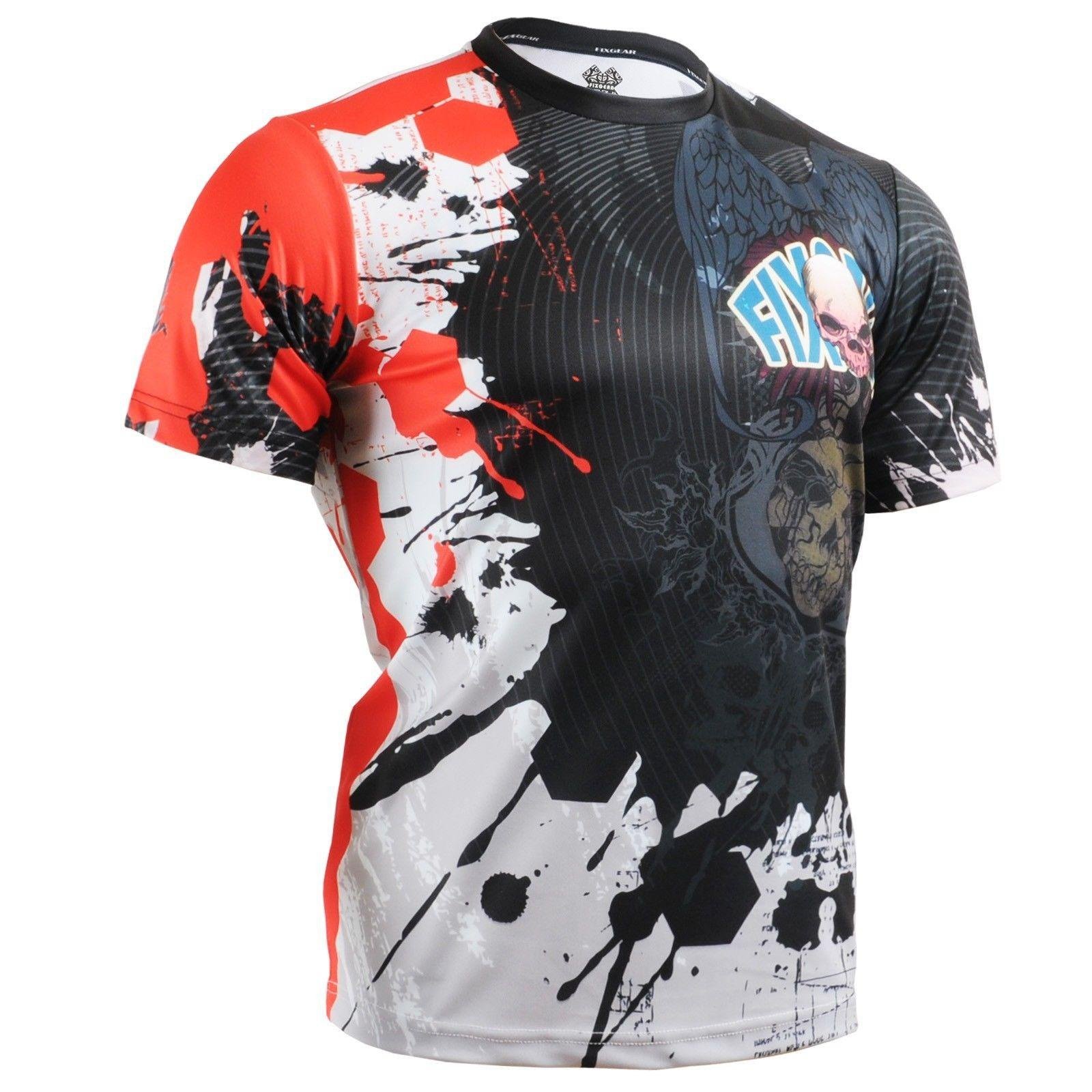 Fixgear RM-4402 T-shirts Sports Active Manches Courtes Hommes.