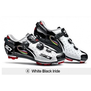 Sidi Drako SRS Carbon MTB Shoes White Black Iride