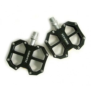 DHsports ALNC-322 Flat Pedals Bicycle Black