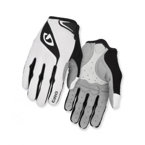 Giro Bravo LF Bicycle Cycling Gloves Long Fingers White Black