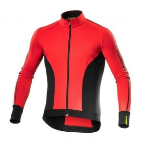 Mavic Cosmic Elite Thermo Long Sleeve Jersey Red