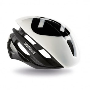 Dotou Kabrio Helmet Shiny Black-Matt Black-Shiny White