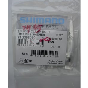 Shimano FC-6600 Clamp Bolt M6x19 Washer Y1G398010