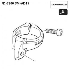 Shimano FD-7800 SM-AD15 clamp band 31.8mm Y5HX98050