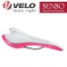 Velo Senso Bike Saddle Seat bicycle S1125 Titan Rail White Pink