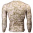 Btoperform Camo Desert Full Graphic Compression Long Sleeve Shirts FX-111D