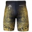 Btoperform Grunge - Yellow Full Graphic Compression Shorts FY-307Y