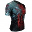 Btoperform Metal Tribal Full Graphic Loose-fit Crew neck T-Shirts FR-353