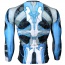 Btoperform Golden Army - Blue Full Graphic Compression Long Sleeve Shirts FX-131B