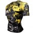 Btoperform Raven Skull Full Graphic Compression Short Sleeves Shirts FX-325