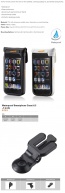 Ibera IB-PB16 Plus Q4 Waterproof Phone Case 4.5-5 Inch Black
